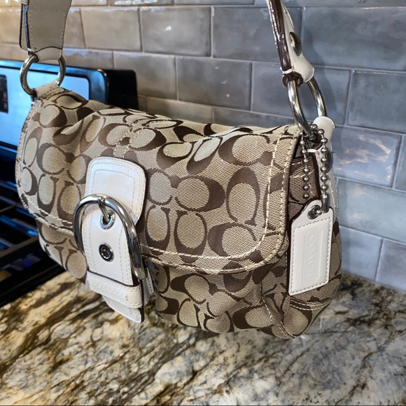 Coach Soho Signature Hobo Shoulder Buckle Bag - Picture 2 of 6